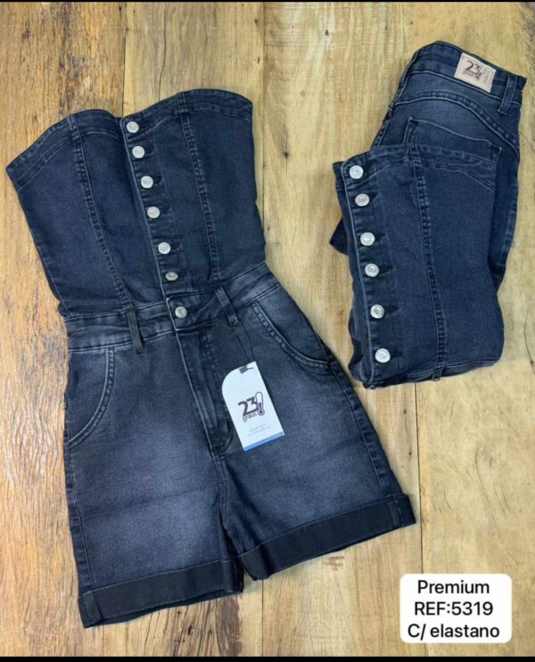 Macacão jeans 23 graus