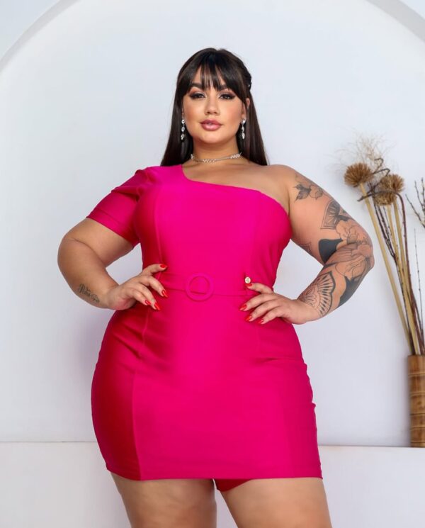 vestido Rebeca plus size